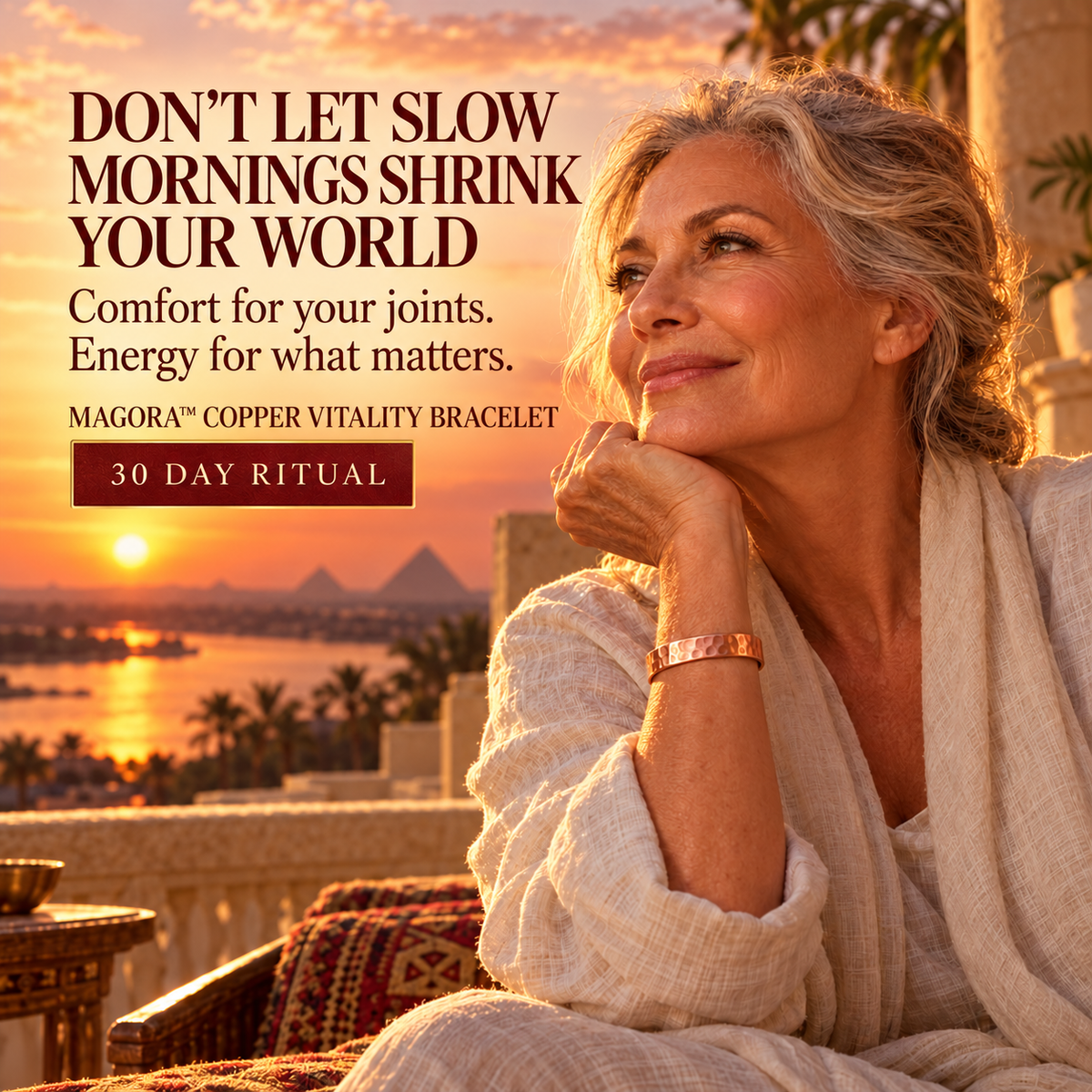 Magora Copper Vitality Bracelet, daily comfort and energy ritual